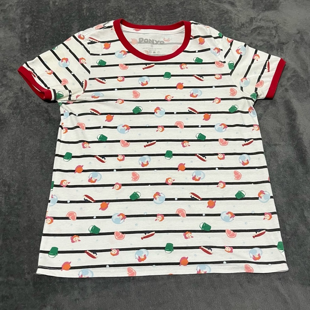 Striped ponyo shirt !